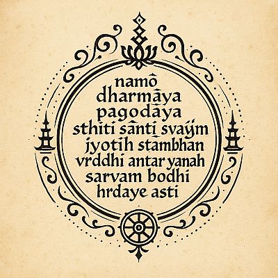 Bild "Schmuck Tibet:Pagode_Mantra.jpg"